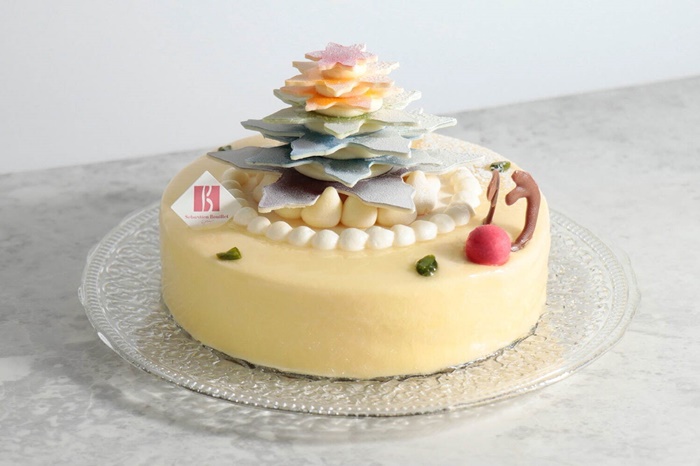 S&eacute;bastien Bouillet彩虹聖誕樹蛋糕